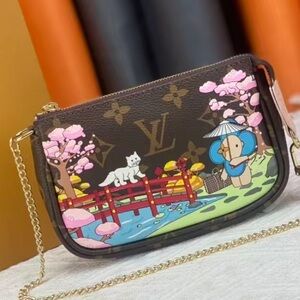 LV Japanese Cherry Blossom Viv Pouchette